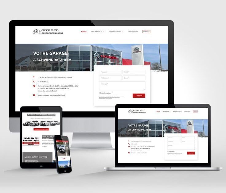 création de site responsive